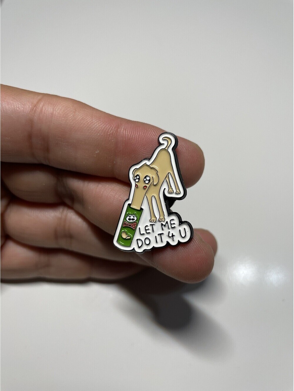 Let Me Do It For You Enamel Pin Brooch Cute Funny Gift Mascot